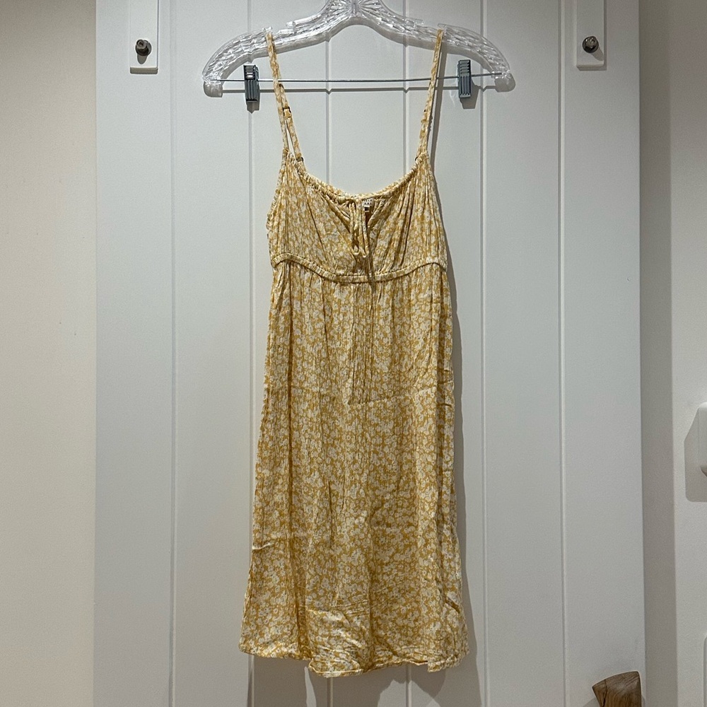 Billabong Mustard Floral Dress